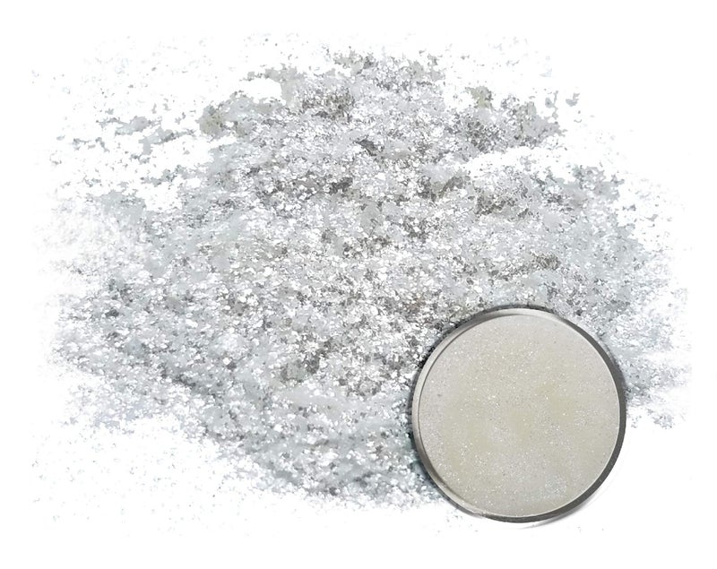 Eye Candy Pigments Premium Ghost Mica Powder - Glimmer White (50gr) - for Epoxy, Resin, Soap, Paint, Woodworking, Acrylic Pouring, Bath Bombs, Fishing Lures - DIY Arts and Crafts Additive - Image 5
